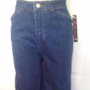 BILL BLASS Jeanswear Stretch Blue Jeans Cropped Capri Pants Women Size 6